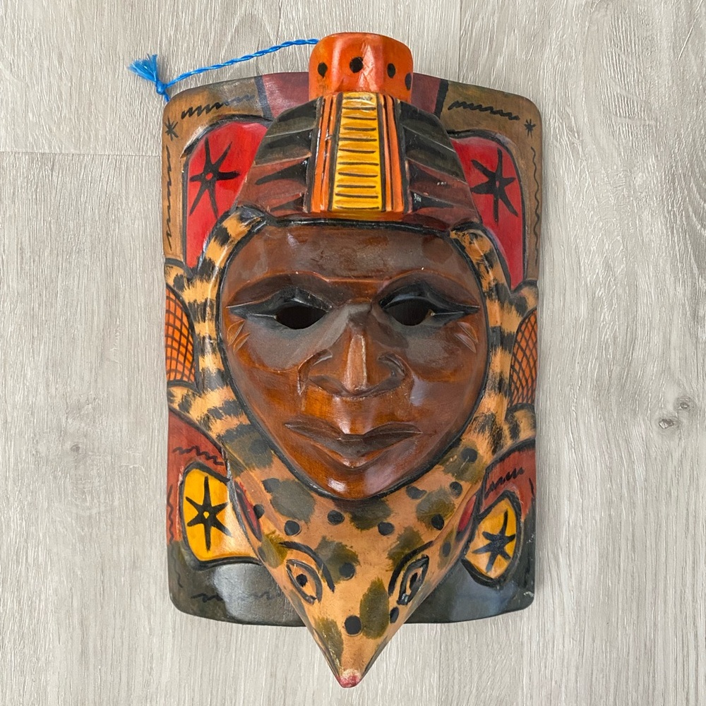Belize Hand Carved Tribal Mask